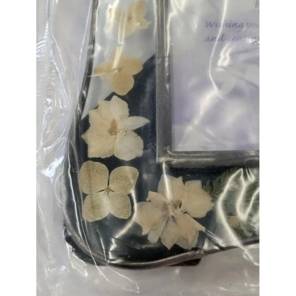 Avon 2002 Presidents Club Birthday Gift Picture Frame Glass Floral New Boxed